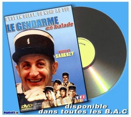 Nicolas Sarkozy se balade,